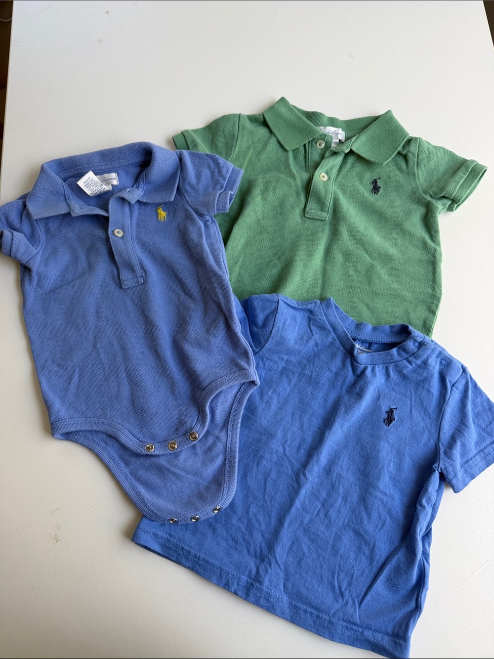 Ralph Lauren Kids Polo & Tee Set - Blue and Green